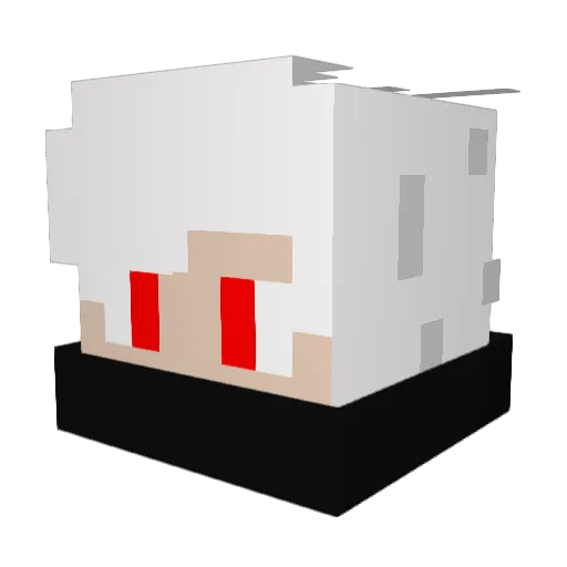 _Ulquioha_ Minecraft avatar head, 3D render