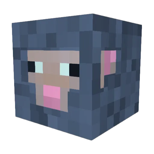 _Unkn0wn_User Minecraft avatar head, 3D render