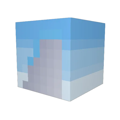 _UnknowablE_ Minecraft avatar head, 3D render