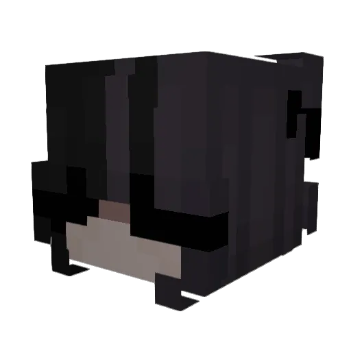 _UvU Minecraft avatar head, 3D render
