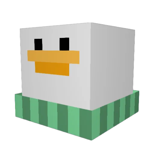 _UwU_Slayer_ Minecraft avatar head, 3D render