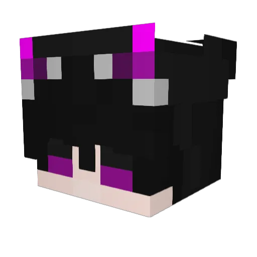 _V0IDr4g0n_ Minecraft avatar head, 3D render