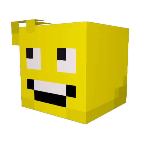 _V0rtex__ Minecraft avatar head, 3D render