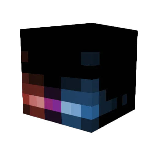 _V3VO_ Minecraft avatar head, 3D render