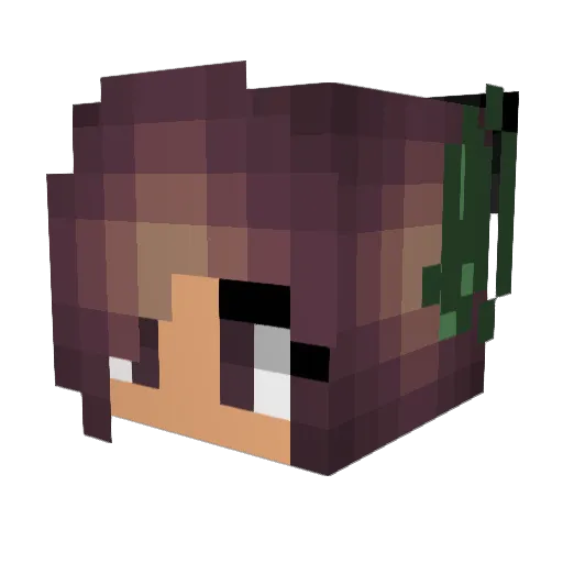 _V_Vanilka_ Minecraft avatar head, 3D render