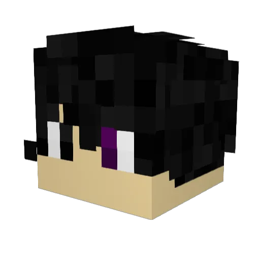 _Vadom_ Minecraft avatar head, 3D render