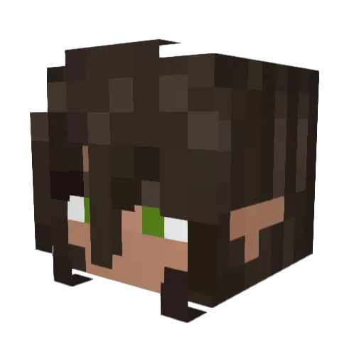 _Vaelis_ Minecraft avatar head, 3D render