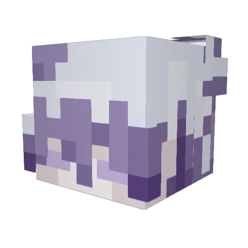_Valen Minecraft avatar head, 3D render