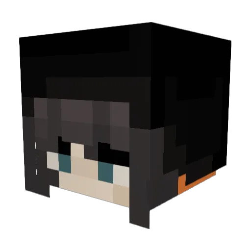 _Valeri_0 Minecraft avatar head, 3D render