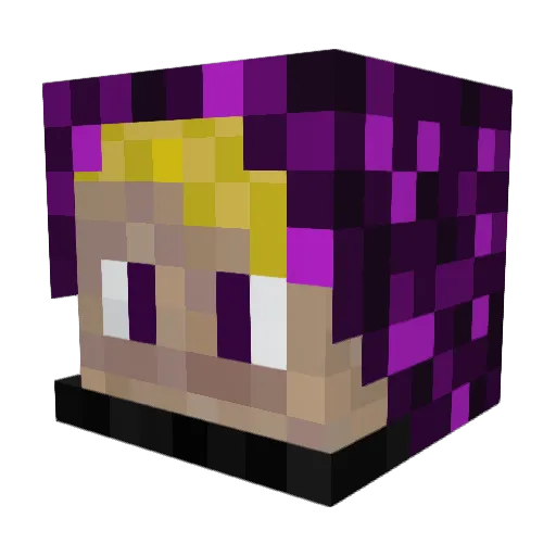 _Valeska Minecraft avatar head, 3D render