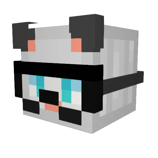 _Valik Minecraft avatar head, 3D render