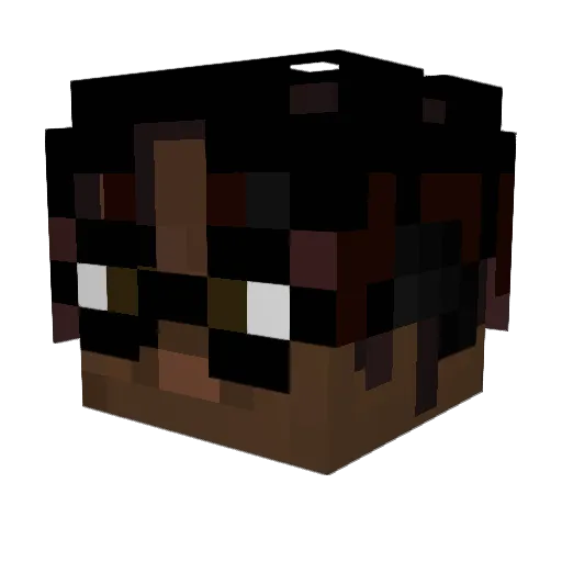 _Valter_ Minecraft avatar head, 3D render