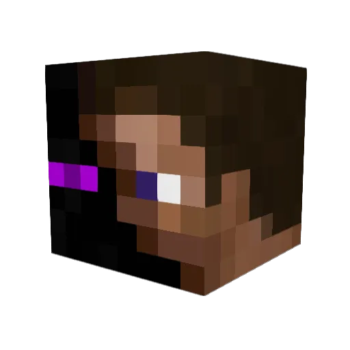_Variant_ Minecraft avatar head, 3D render