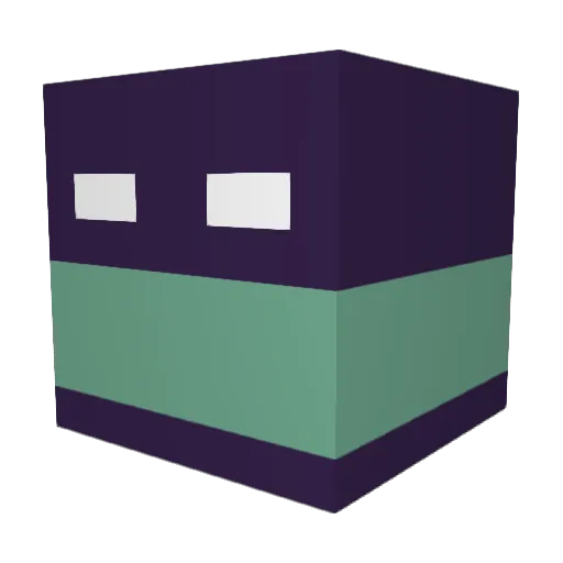 _Vega0110_ Minecraft avatar head, 3D render