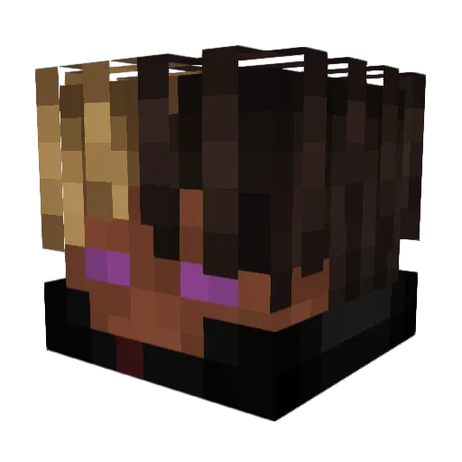 _VelocityHD Minecraft avatar head, 3D render