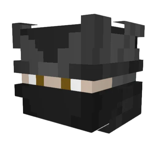 _Venwood_ Minecraft avatar head, 3D render