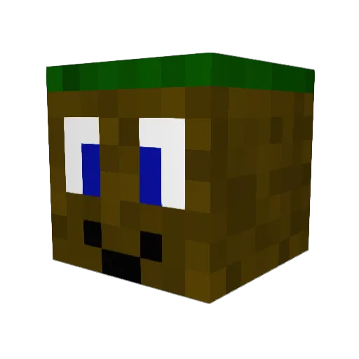 _Verbrxnnt Minecraft avatar head, 3D render