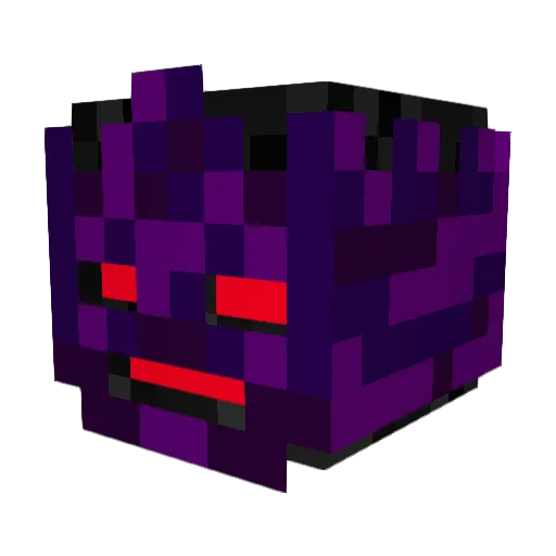 _Verion Minecraft avatar head, 3D render