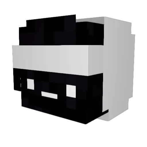 _Vex_TV Minecraft avatar head, 3D render