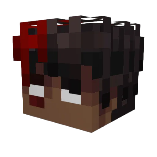 _ViantinZ Minecraft avatar head, 3D render