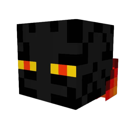 _Vinctory_ Minecraft avatar head, 3D render