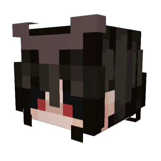 _VioX_ Minecraft avatar head, 3D render