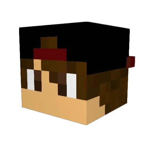 _VoFe_ Minecraft avatar head, 3D render
