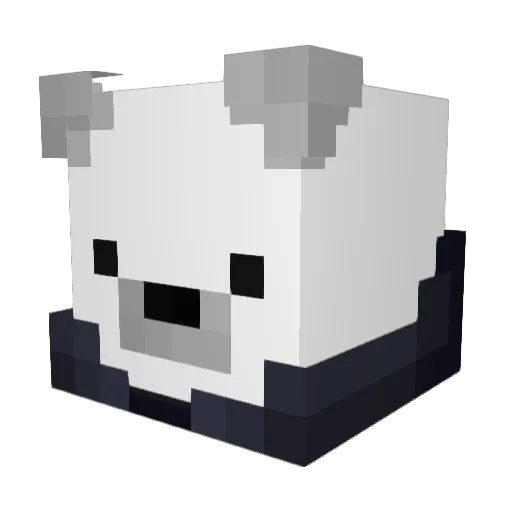 _Void123_ Minecraft avatar head, 3D render