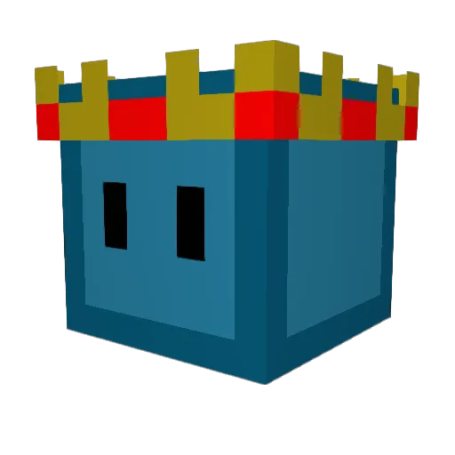 _VoidFrags Minecraft avatar head, 3D render