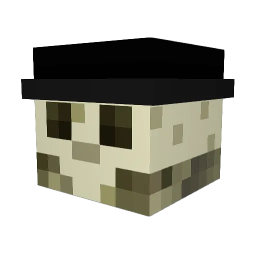 _VooDoo__ Minecraft avatar head, 3D render