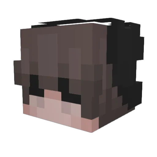 _Vor3tex Minecraft avatar head, 3D render