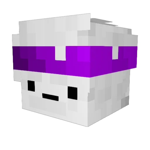 _Vornix Minecraft avatar head, 3D render