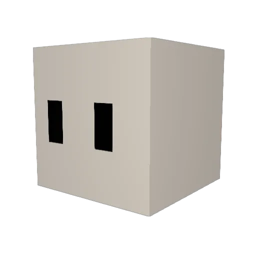 _Voyi_ Minecraft avatar head, 3D render
