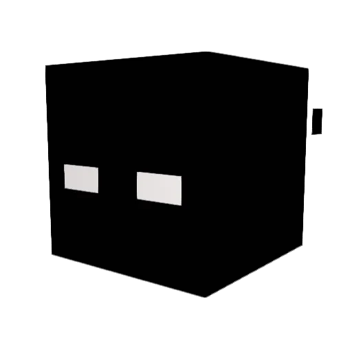 _Vxnt___ Minecraft avatar head, 3D render