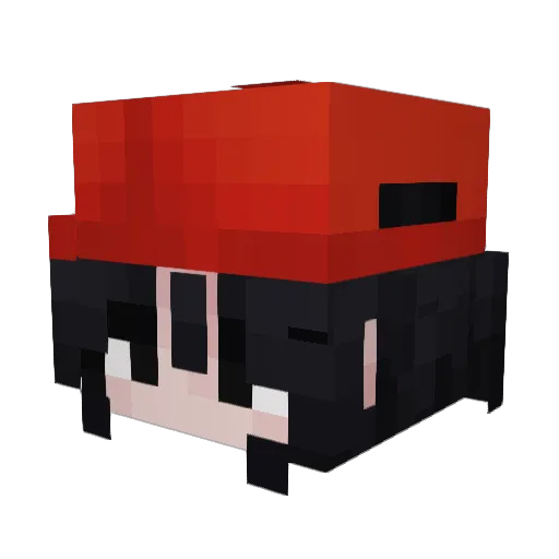 _Vyzen_ Minecraft avatar head, 3D render