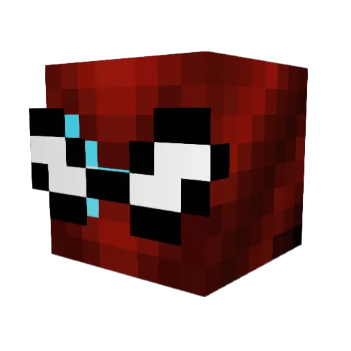 _W1ld_ Minecraft avatar head, 3D render