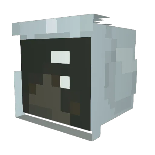 _Waldeinsamkeit_ Minecraft avatar head, 3D render