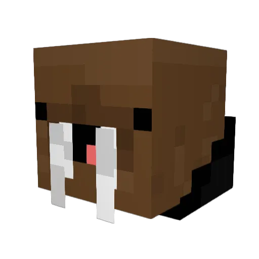 _Wanted2 Minecraft avatar head, 3D render