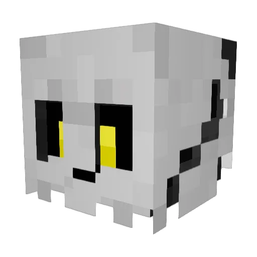 _Wargo_ Minecraft avatar head, 3D render