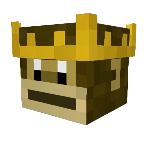 _Warmonkey Minecraft avatar head, 3D render