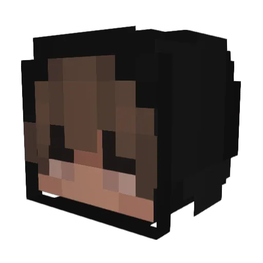 _Wasserpist0le_ Minecraft avatar head, 3D render