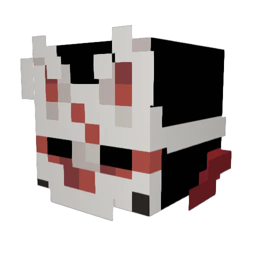 _Watta_ Minecraft avatar head, 3D render