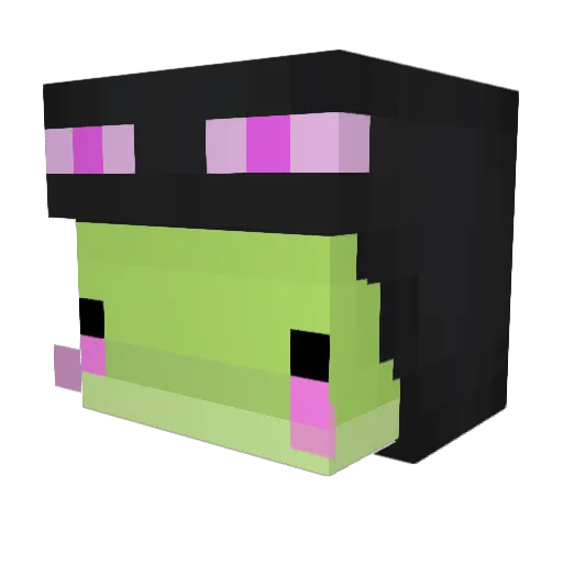 _WayneMC_ Minecraft avatar head, 3D render