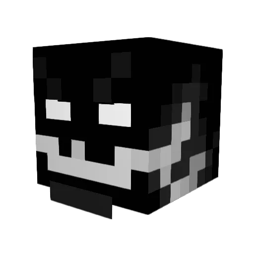 _Webdemon666_ Minecraft avatar head, 3D render
