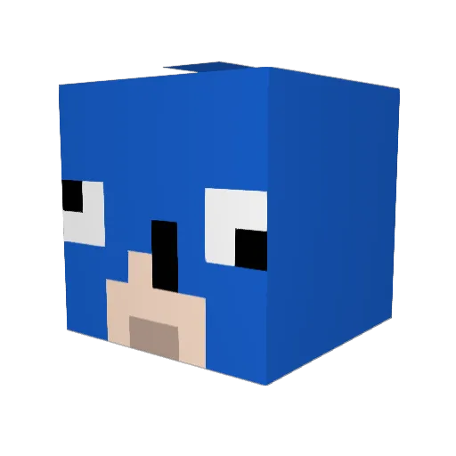 _WendysChili_ Minecraft avatar head, 3D render