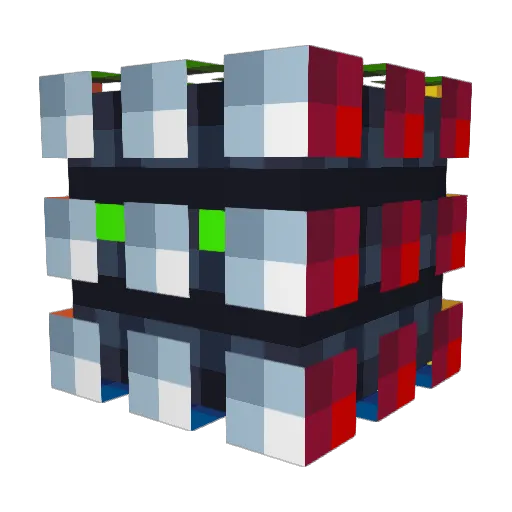 _Wenz_ Minecraft avatar head, 3D render