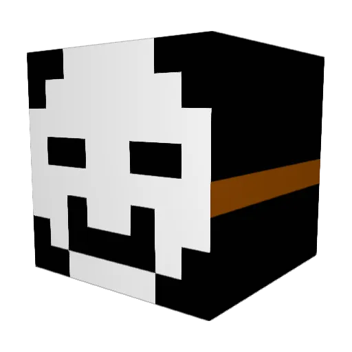 _Whapu Minecraft avatar head, 3D render