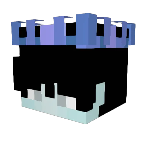 _WhiteNexus_ Minecraft avatar head, 3D render