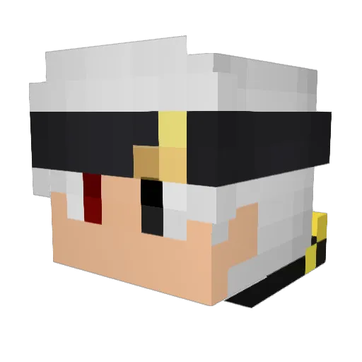 _Wiizy_ Minecraft avatar head, 3D render