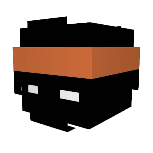 _Wilczasty__ Minecraft avatar head, 3D render